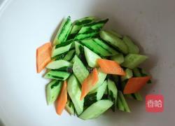 黄瓜腐竹的做法图解3