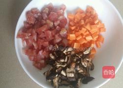 香菇腊肠饭的做法图解3