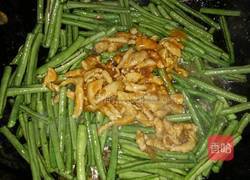豆角炒肉丝的做法图解4