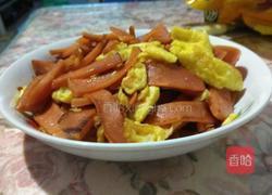 鸡蛋炒火腿肠的做法图解7