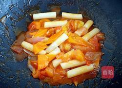 番茄炒年糕的做法图解7