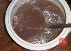 核桃莲子炖猪心的做法图解1