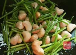 韭菜花炒青菱的做法图解9