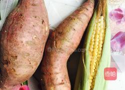 玉米地瓜饭的做法图解1