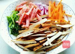 凉拌豆腐干丝的做法图解2