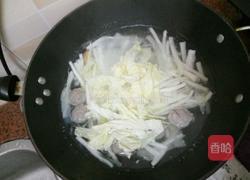 白菜丸子汤的做法图解5