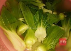 蒜蓉油菜的做法图解1