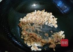 长豆角炒肉丁咸菜的做法图解5