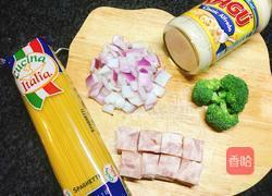 培根意大利面的做法图解1