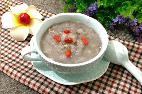 红豆沙雪蛤糖水