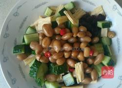 腐竹黄瓜清拌花生米的做法图解6