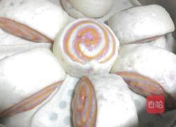 三色馒头的做法图解16