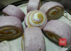 三色馒头的做法图解18