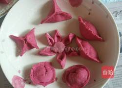 火龙果彩色水饺香菇猪肉馅的做法图解5