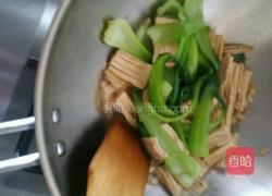 腐竹烧油菜的做法图解6