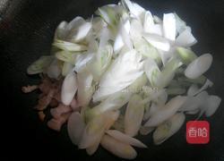 大葱炒肉的做法图解4