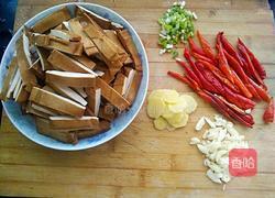 辣椒炒香干的做法图解3