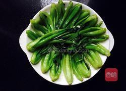 油菜炒木耳的做法图解12