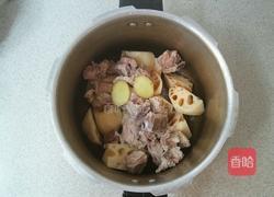 莲藕炖排骨的做法图解4