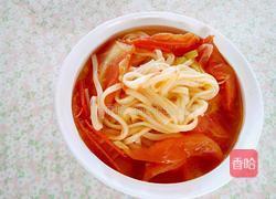 西红柿炝锅面的做法图解8