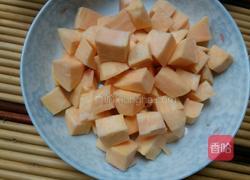 番薯绿豆糖水的做法图解2