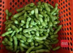 炒毛豆的做法图解2