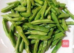 炒四季豆的做法图解1