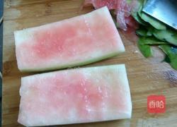 爆炒西瓜皮的做法图解3
