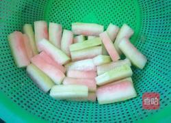 爆炒西瓜皮的做法图解5