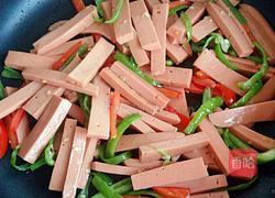 尖椒火腿肠的做法图解4