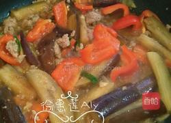 甜椒肉沫烧茄子的做法图解6
