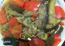 甜椒肉沫烧茄子的做法图解7