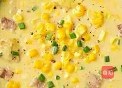 香甜玉米饼的做法图解2