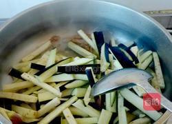 茄丝炒肉的做法图解5