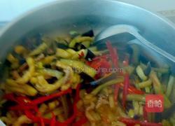 茄丝炒肉的做法图解8