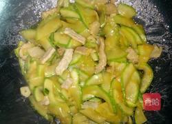 角瓜炒肉的做法图解7
