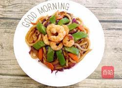 炒乌冬面的做法图解13