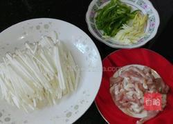 杏鲍菇炒肉丝的做法图解4