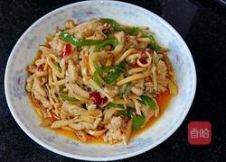 杏鲍菇炒肉丝的做法图解12