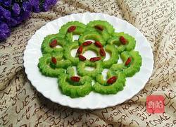 枸杞子葱油苦瓜的做法图解9