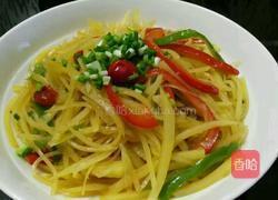 青红椒土豆丝的做法图解5
