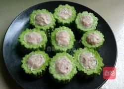 清蒸苦瓜塞肉的做法图解7