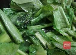 素炒油麦菜的做法图解6