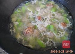 丝瓜肉丸子汤的做法图解8