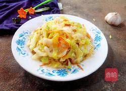 素炒包菜的做法图解7