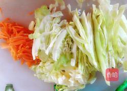 素炒包菜的做法图解2