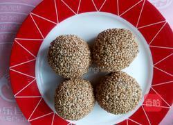 糯米豆沙芝麻球的做法图解13