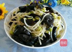 黄豆芽炒木耳的做法图解6