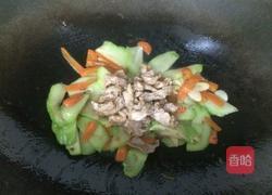 佛水瓜炒肉片的做法图解8