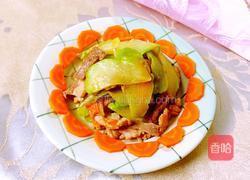 佛水瓜炒肉片的做法图解10